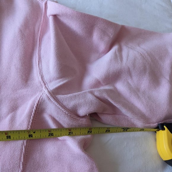 Tommy Bahama 1/4 Zip Aruba Sweatshirt Women's L Pink - Picture 9 of 10